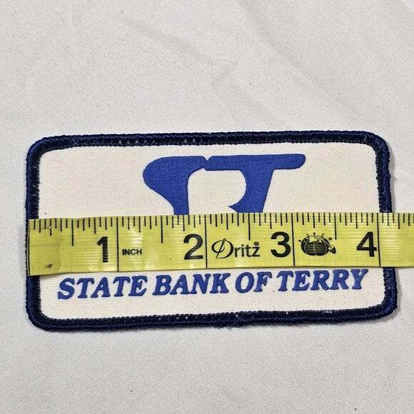 Vintage State Bank Of Terry Retro Bank Patch. Business - Picture 5 of 5